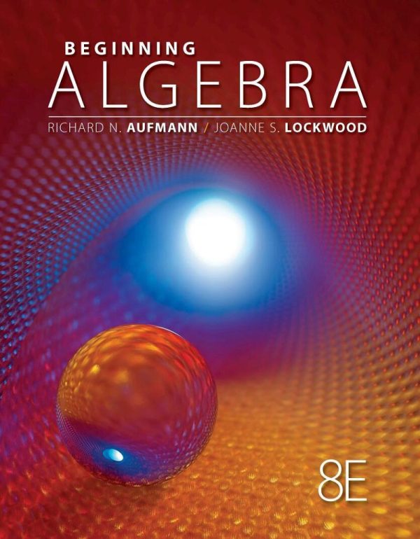 Beginning Algebra 8th Edition by Richard N. Aufmann