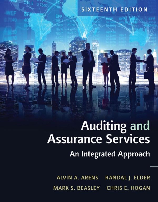 Auditing and Assurance Services 16e 16th edition by Arens