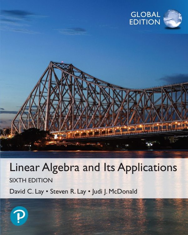 Linear Algebra and Its Applications 6e 6th Global Edition
