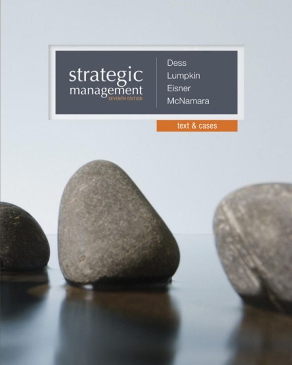 Strategic Management Text and Cases 7th Edition