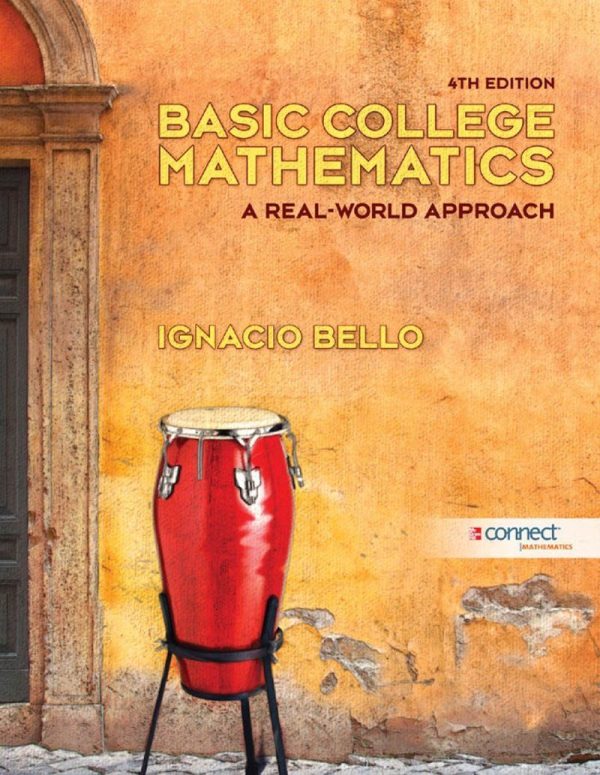 Basic College Mathematics 4th A Real-World Approach 4th Edition