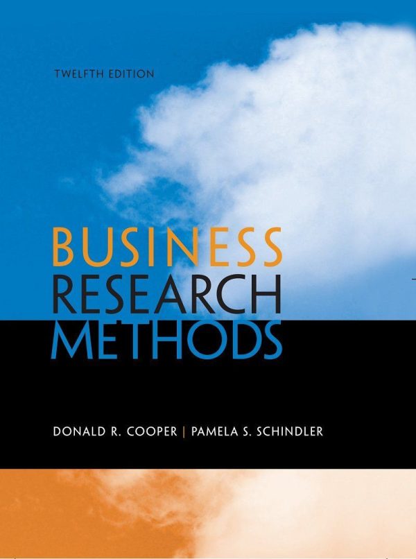 Business Research Methods 12th Edition by Donald R. Cooper