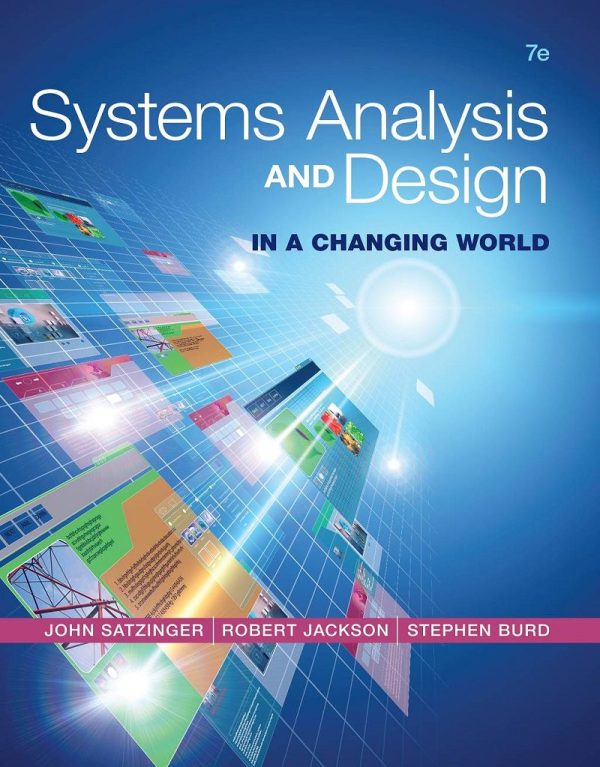 Systems Analysis and Design in a Changing World 7e 7th Seventh Edition