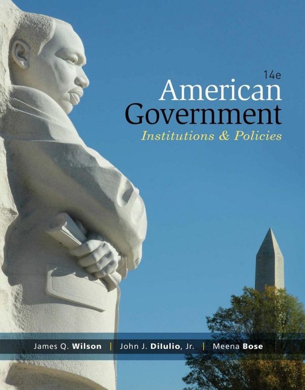 American Government Institutions & Policies 14e 14th Edition