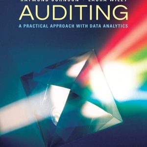 Auditing A Practical Approach with Data Analytics 1st by Raymond N. Johnson