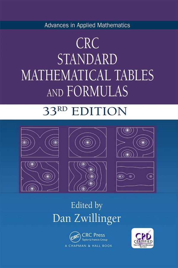 CRC Standard Mathematical Tables and Formulas 33rd Edition by Daniel Zwillinger