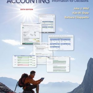 Financial and Managerial Accounting Information for Decisions 6th Edition