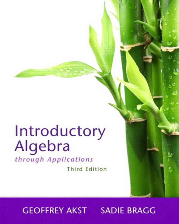 Introductory Algebra 3rd Edition by Akst Geoffrey