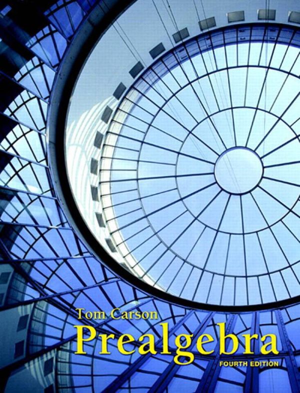 Prealgebra 4th Edition by Tom Carson