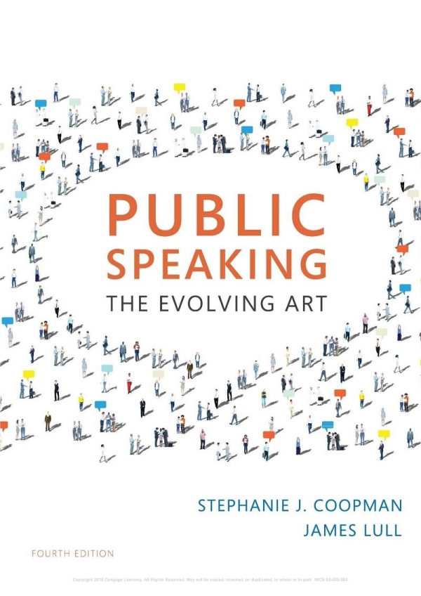 Public Speaking The Evolving Art 4th Edition by Stephanie J. Coopman
