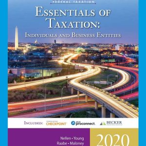 South-Western Federal Taxation 2020 Essentials of Taxation Individuals and Business Entities 23rd Edition