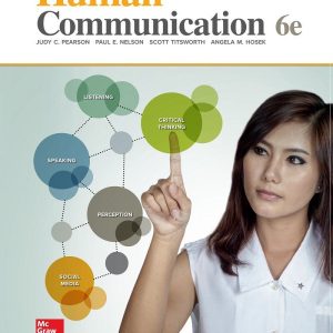 Human Communication 6e 6th Edition by Judy Pearson