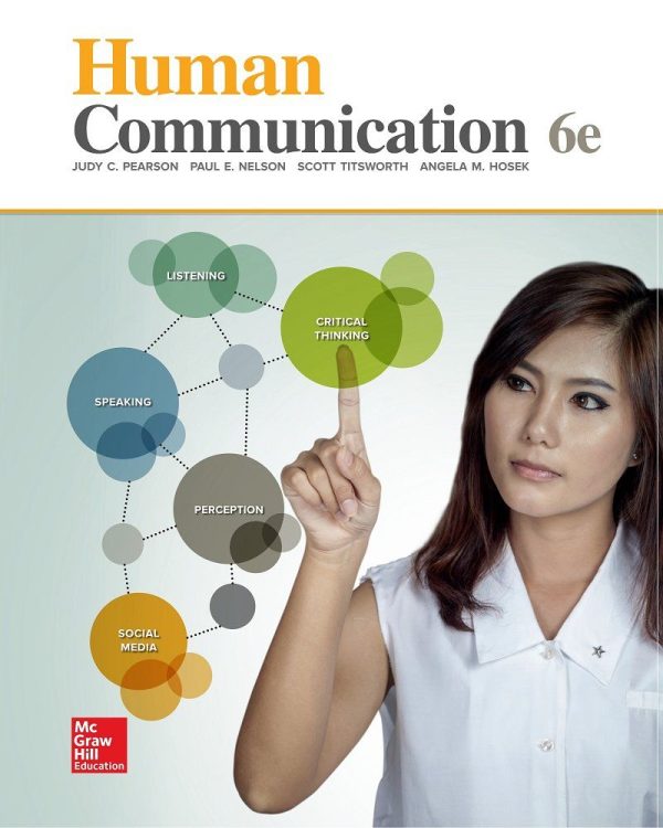 Human Communication 6e 6th Edition by Judy Pearson