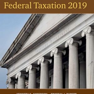 Pearson's Federal Taxation 2019 Corporations Partnerships Estates & Trusts
