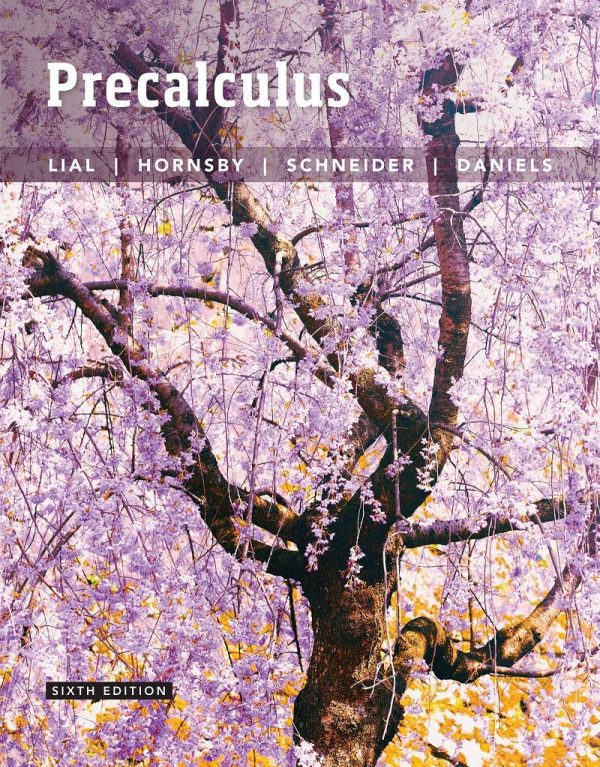Precalculus 6th Edition by Margaret L. Lial