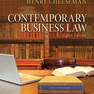 Contemporary Business Law 8th Edition by Henry Cheeseman